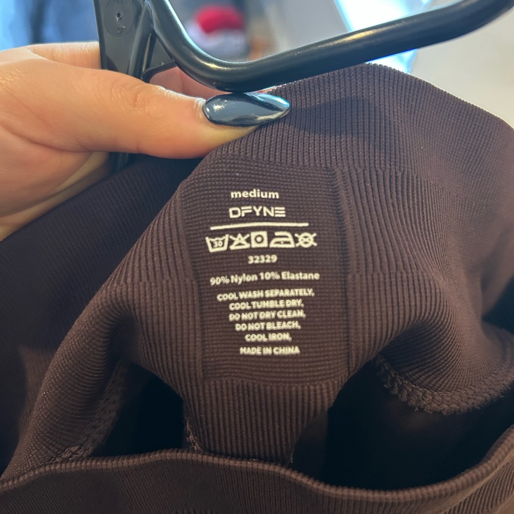 DFYNE ESPRESSO IMPACT LEGGINGS MEDIUM - Picture 4 of 4